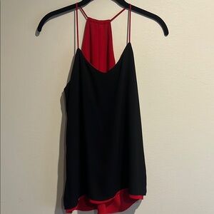 Reversible Black and Red Top